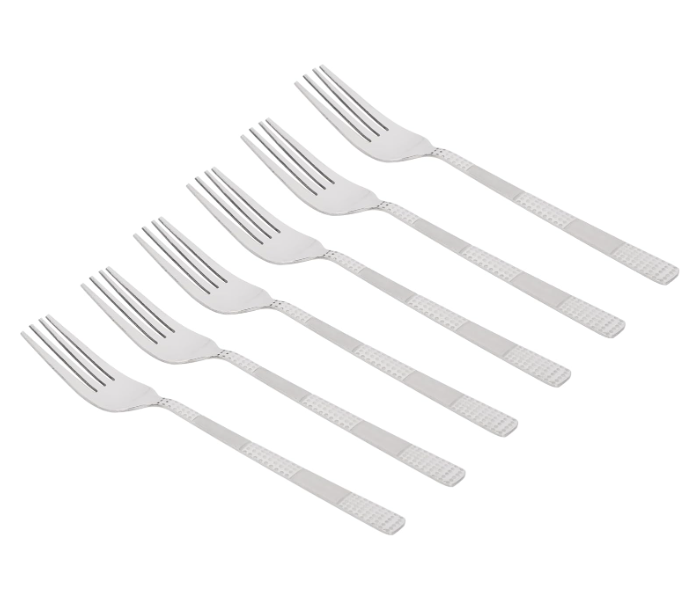 Delcasa DC2870 Table Fork 6 Pieces - Silver in UAE