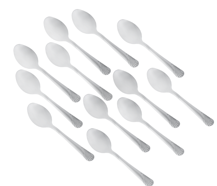 Delcasa DC3145 Stainless Steel Tea Spoon Pack Of 12 - Silver in KSA