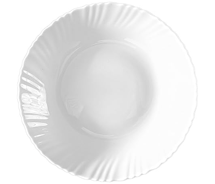 Delcasa DC3296 Opalware Flat Plate 10.5 Inch - White in UAE