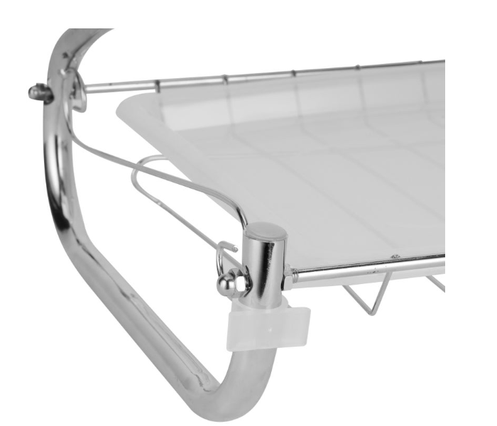 Delcasa DC3029 2 layer Iron Dish Rack - Silver in UAE
