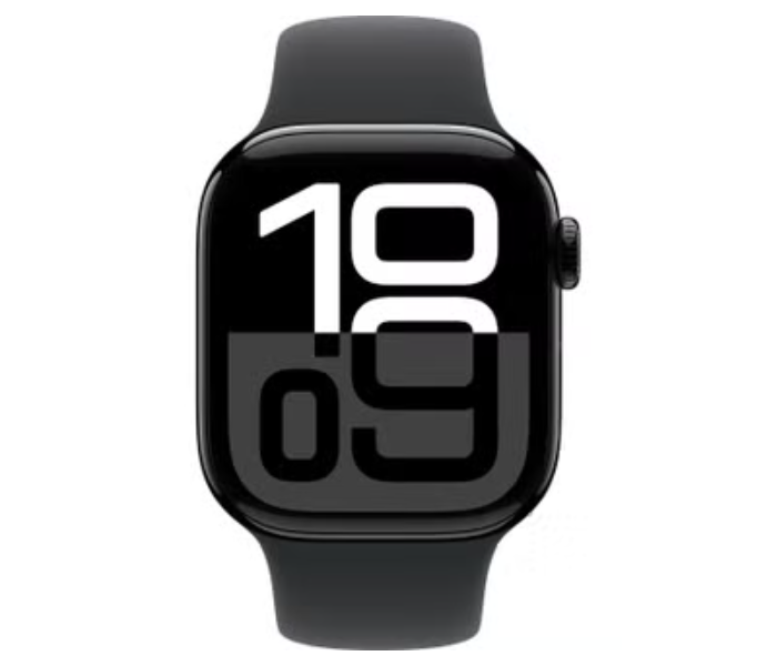 Apple Watch Series 10 GPS 42mm With Aluminium Case And Sport Band - Jet Black in UAE