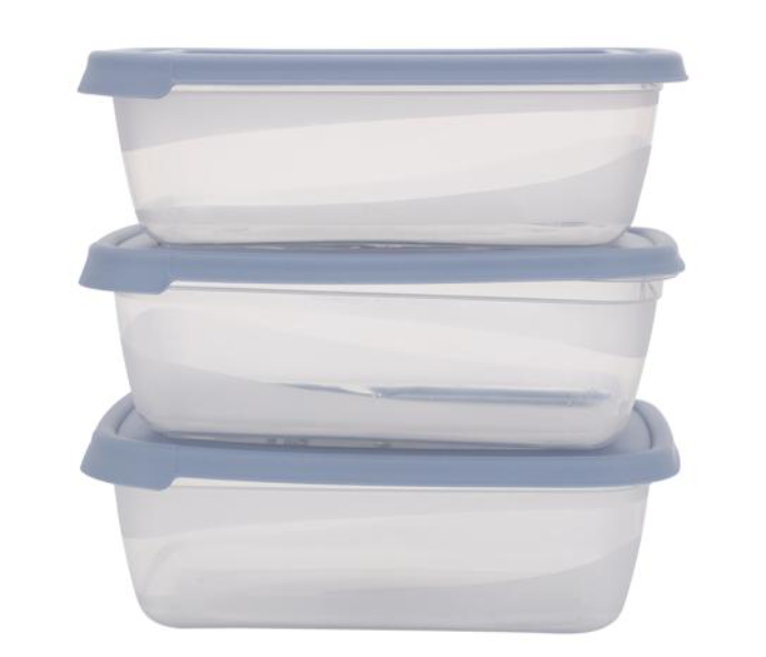 Delcasa DC2580 Rectangular 3pcs Storage Container in UAE
