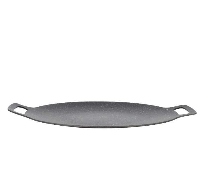 Delcasa DC3404 30 Cm Deep Tawa With Granite And NonStick Coating With Double Handle - Black in KSA