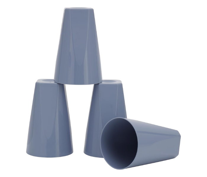 Delcasa DC2552 5 Pieces Drink Set - Transparent Blue in UAE