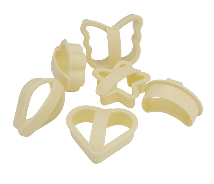 Delcasa DC2691 6Piece Cookie Cutter -Yellow in UAE
