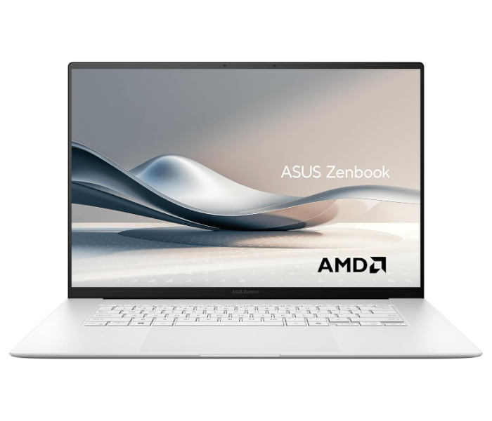 ASUS UM5606WA-RK233W Zenbook S 16 OLED AI Laptop AMD Ryzen AI R9-HX370 Upto 5.1GHz 32GB RAM 2TB SSD 16 Inch OLED 120Hz Windows 11 Home with Copilot Key - Scandinavian White in UAE