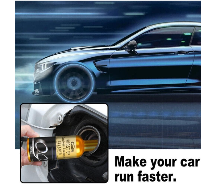Boost Up Catalytic Converter Cleaner, Multipurpose Engine, Fuel and Exhaust System Deep Cleaner, Removal Booster for Petrol, Diesel, Hybrid Catalytic Converter Carbon Deposit 120ml in KSA