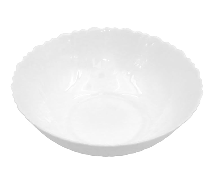 Delcasa DC3300 Opal Ware Soup Bowl 6 Inch - White in UAE