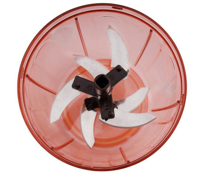 Delcasa DC2799 6 Blade Smart Pull Chopper with Paddle - Black And Red in UAE