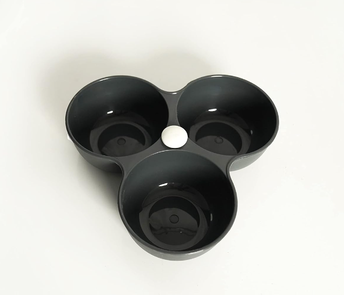 Delcasa DC2672 Snack Serving Bowl Set - Grey in UAE