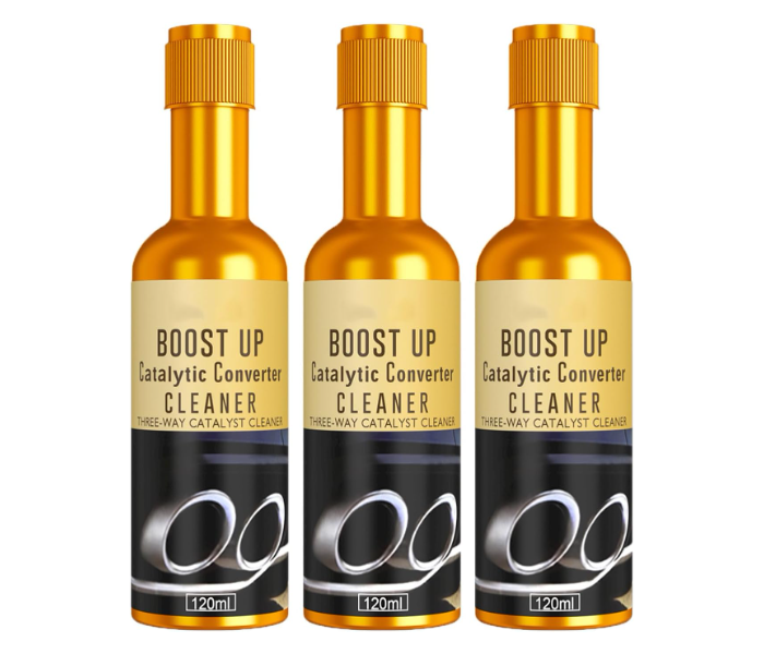 Boost Up Catalytic Converter Cleaner, Multipurpose Engine, Fuel and Exhaust System Deep Cleaner, Removal Booster for Petrol, Diesel, Hybrid Catalytic Converter Carbon Deposit 120ml in KSA