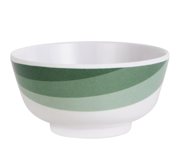 Delcasa DC3424 Melamineware Soup Bowl 3.5 Inch - White And Green in UAE