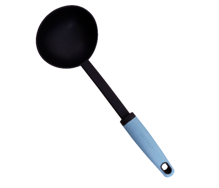 Delcasa DC3366 Nylon Soup Ladle With Pp Hand - Black And Blue in UAE