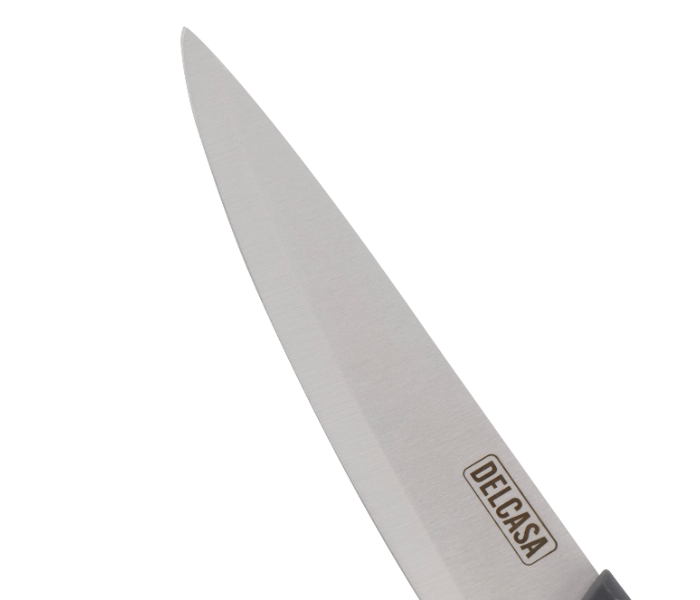 Delcasa DC2952 7.5 Inch Chef Knife With Razor Sharp Stainless Steel Blades And Polymer Plastic Handle - Silver And Black in UAE