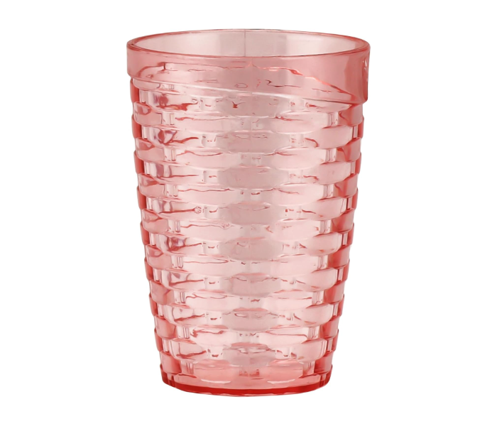 Delcasa DC2547 Transparent Cup 430 ml - Pink in UAE