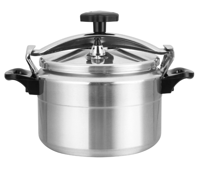 Delcasa DC3202 11 Liters Aluminum Pressure Cooker With Valve And Harmless Sealing Ring And Clip-On Lid - Silver in UAE