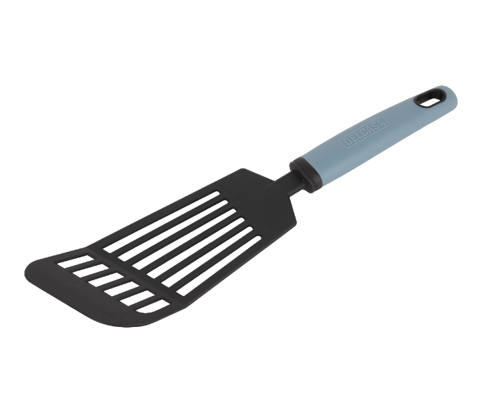 Delcasa DC3364 Nylon Slotted Turner With Pp Handle - Black And Blue in UAE