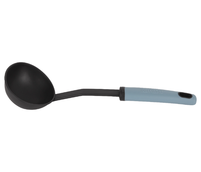 Delcasa DC3366 Nylon Soup Ladle With Pp Hand - Black And Blue in UAE