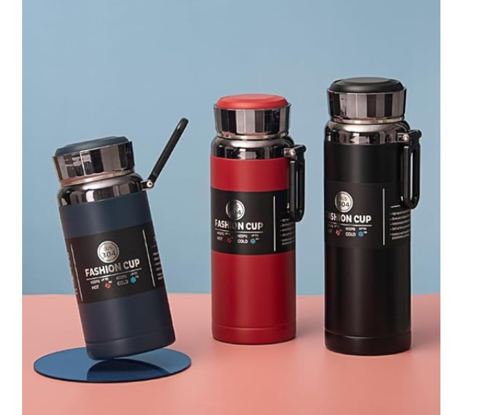 Led Digital temperature Display Stainless Steel Vacuum Tea Coffee Hotwater for 24Hours for Water Bottle, Portable Sports Water Cup For Fitness, Outdoor, Campin in KSA