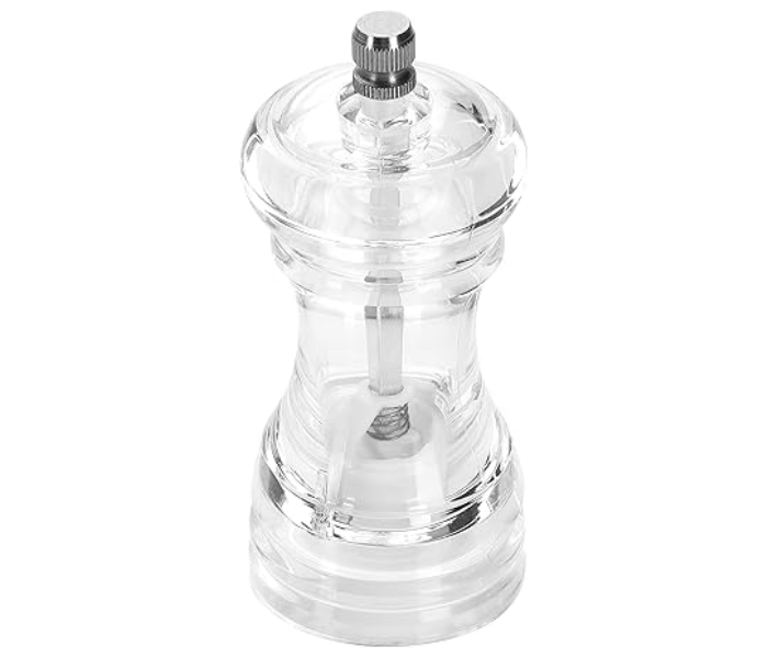 Royalford RF9961 4.5 Inches Acrylic Pepper Mill Portable Grinder Manual - Transparent in UAE