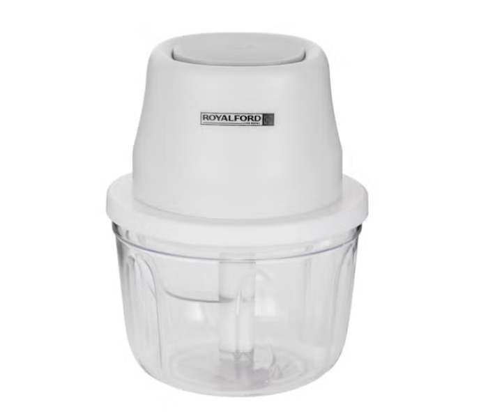 Royalford RF10411 Rechargeable Mini Food Processor 250ml PP & PET Bowl Portable - Grey in UAE