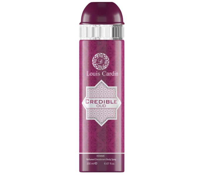 Louis Cardin Credible Oud Deodarant Body Spray 200 ml in UAE