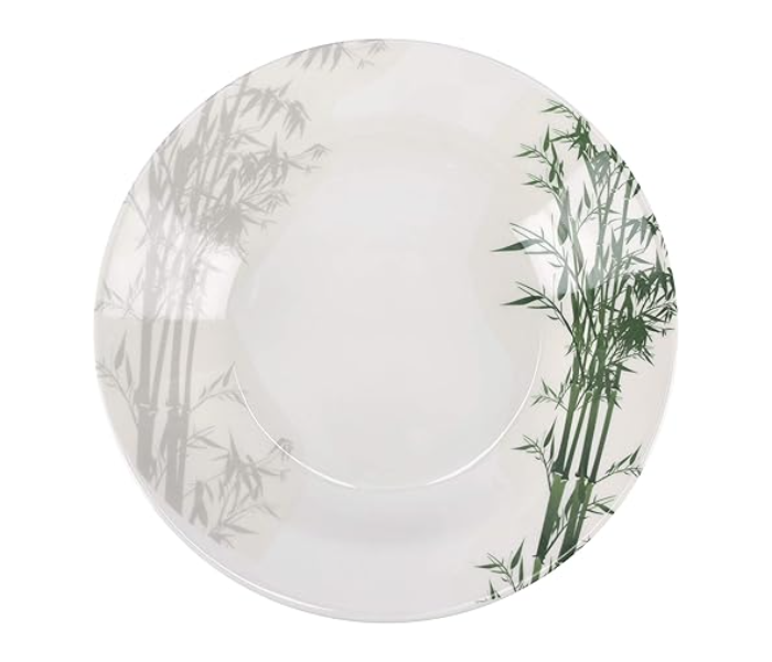 Royalford RF9888 Melamine Soup Plate 8 Inch - White And Green in UAE