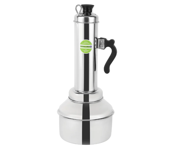 Royalford RF9708 Stainless Steel Puttu Maker with Pot and Handle - Silver in UAE