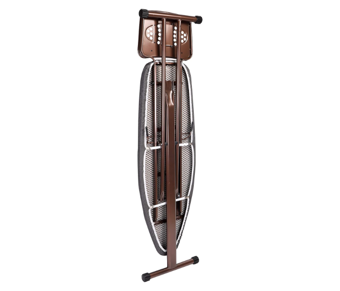 Royalford RF9654 Mesh Ironing Board with Steam Iron Rest Heat Resistant with Adjustable Height and Lock System - Grey in UAE