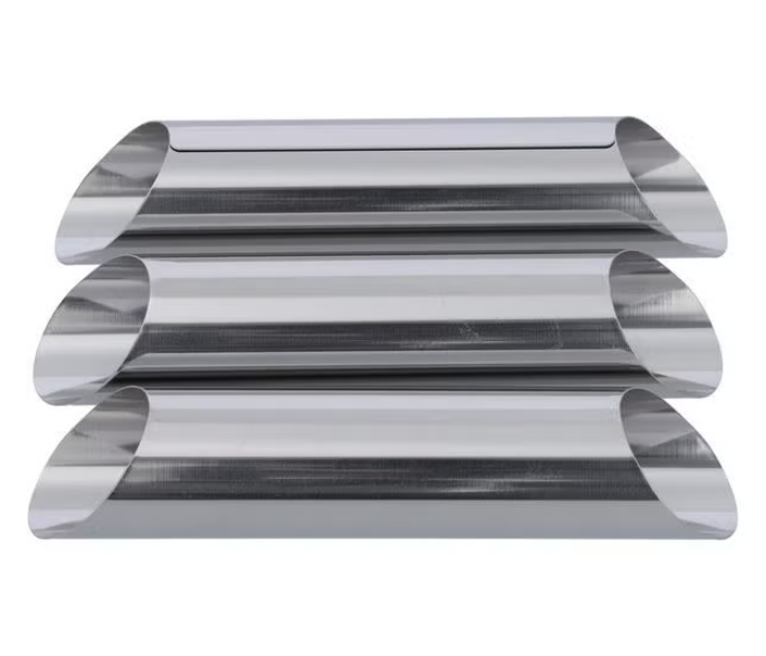 Royalford RF10277 3 Pieces Cookie Cutter Set 20cm - Silver in UAE