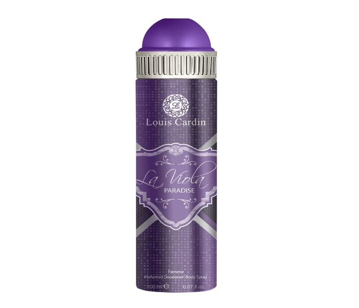 Louis Cardin La Viola Paradise Deodarant Body Spray 200 ml in UAE
