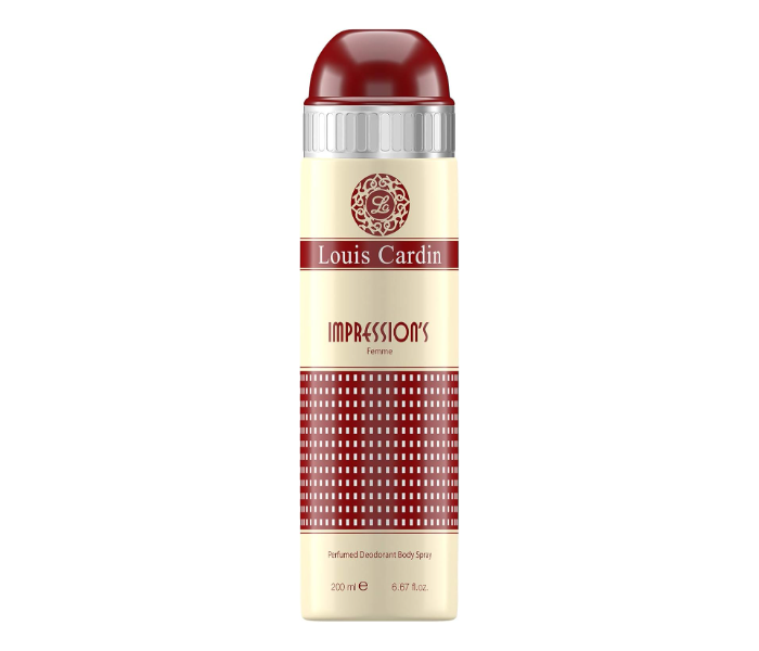 Louis Cardin Impression's Deodarant Body Spray 200 ml in UAE