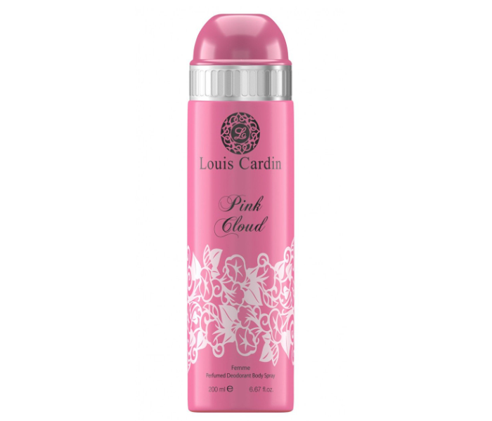 Louis Cardin Pink Cloud Deodarant Body Spray 200 ml in UAE