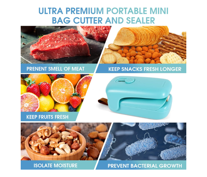 Portable Mini Household Hand Pressure Heat Sealing Machine Plastic Sealing Machine Mini Sealing Machine Snack Plastic Bag Sealing Machine Hand Held Heat Sealers for Packaging in UAE