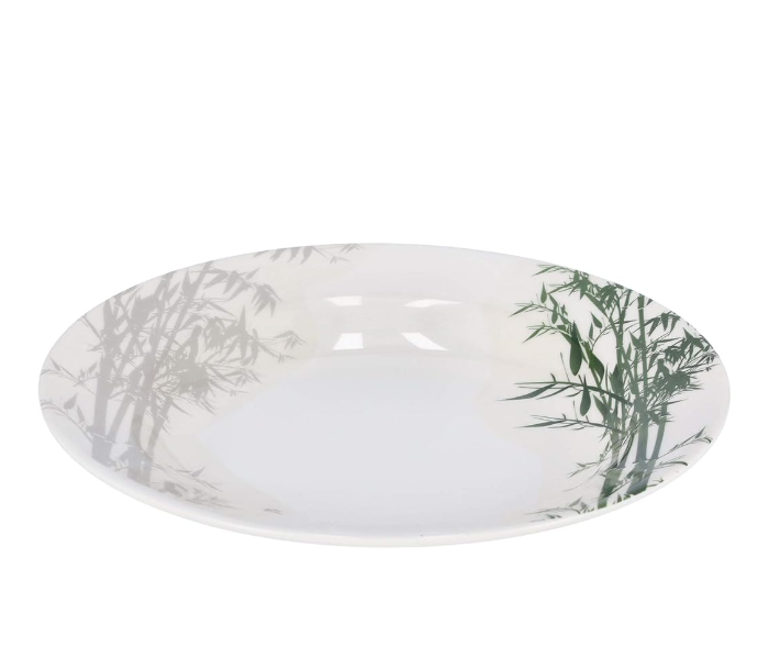 Royalford RF9888 Melamine Soup Plate 8 Inch - White And Green in UAE