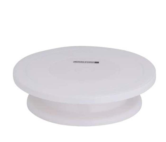 Royalford RF10866 360° Revolving Cake Stand 28Cm - White in UAE