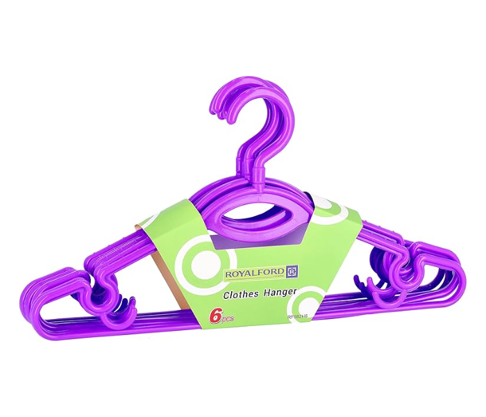 Royalford RF982Pn 6 Piece Hanger Set - Purple in UAE