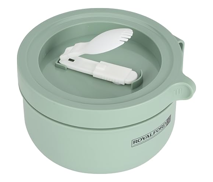 Royalford RF11103 Stainless Steel Lunch Box 850ml - Multicolor in UAE