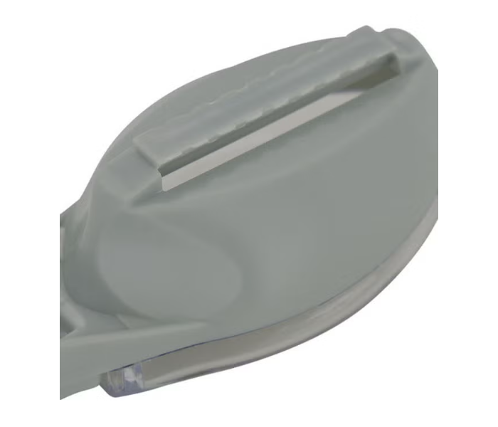 Royalford RF10565 Fish Scale Scraper Durable Plastic Fish Skin Brush - Grey in UAE