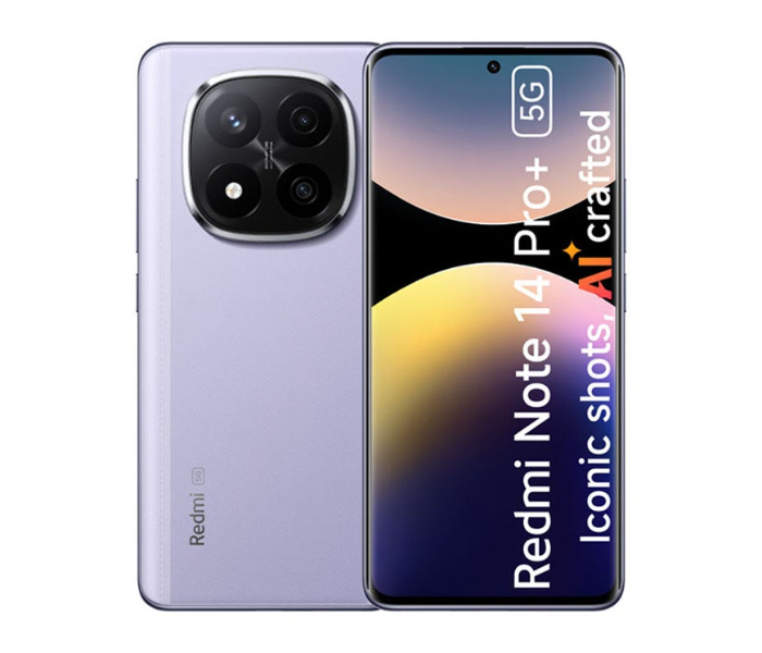 Xiaomi Redmi Note 14 Pro+ 5G 12GB RAM 512GB - Lavender Purple in UAE