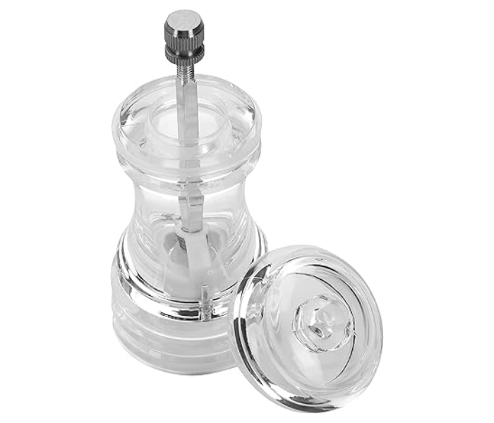 Royalford RF9961 4.5 Inches Acrylic Pepper Mill Portable Grinder Manual - Transparent in UAE
