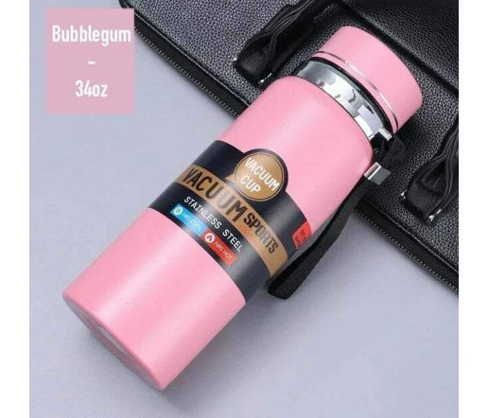 Led Digital temperature Display Stainless Steel Vacuum Tea Coffee Hotwater for 24Hours for Water Bottle, Portable Sports Water Cup For Fitness, Outdoor, Campin in KSA