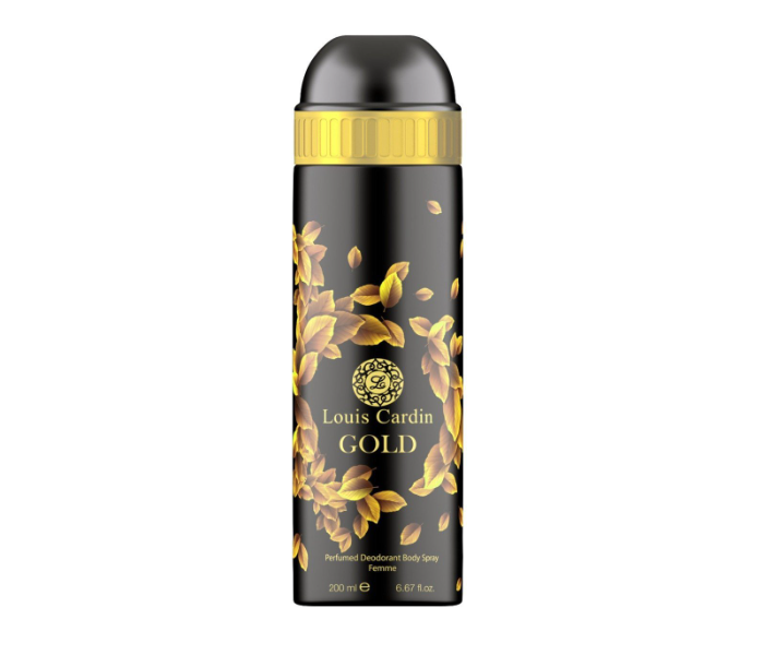 Louis Cardin Gold Deodarant Body Spray 200 ml in UAE