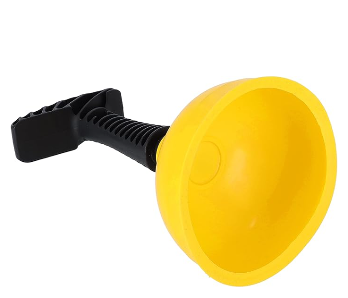 Royalford RF10295 Small Plunger Rubber With Plastic Handle Durable And Long Lasting - Yellow And Black in UAE