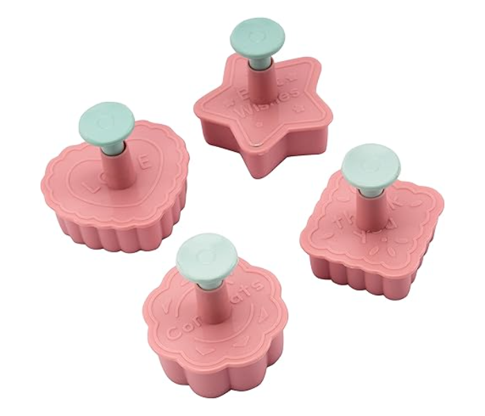Royalford RF10975 Wishes Cookie Cutter with Handle - Multicolor in UAE
