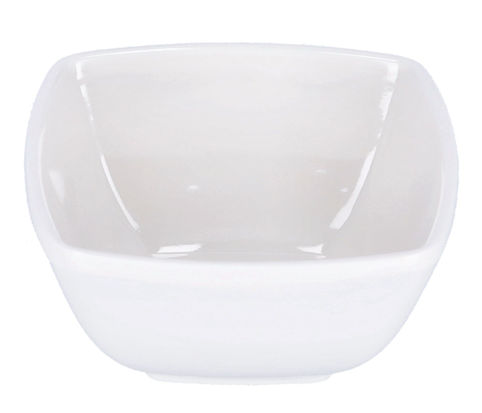 Royalford RF9861 4 Inch Melamineware Square Bowl - White in UAE