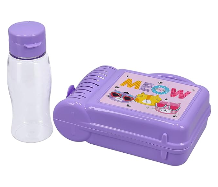 Royalford RF10824 Plastic Lunch Box with Water Bottle for Kids - Assorted in UAE