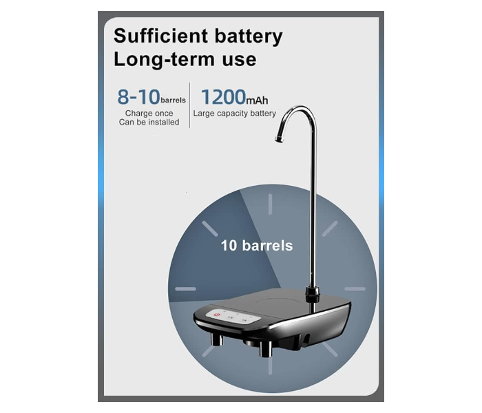 Portable Charging Electric Water Dispenser Pump, water bottle, water pump, water cooler, water gallon, water dispenser bottom loading, water jug, Drinking Water Pump for Home, Office and Camping in UAE
