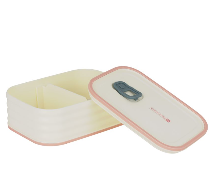 Royalford RF12625 950 ml Plastic Lunch Box with Lid And Steam Vent - Pink in UAE