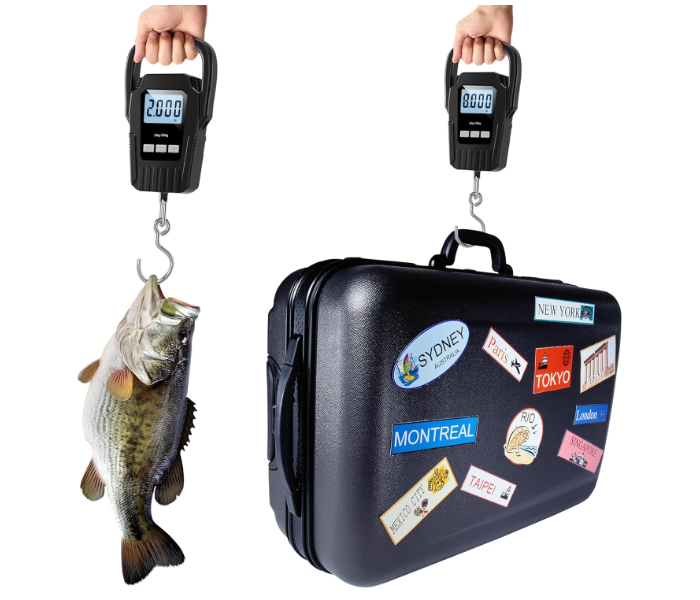 Scale110lb/50kg Luggage Scale,Upgrade Large Handle & Backlit LCD Display, Suitcase Scale with Comfortable Handle & Large Hook in UAE